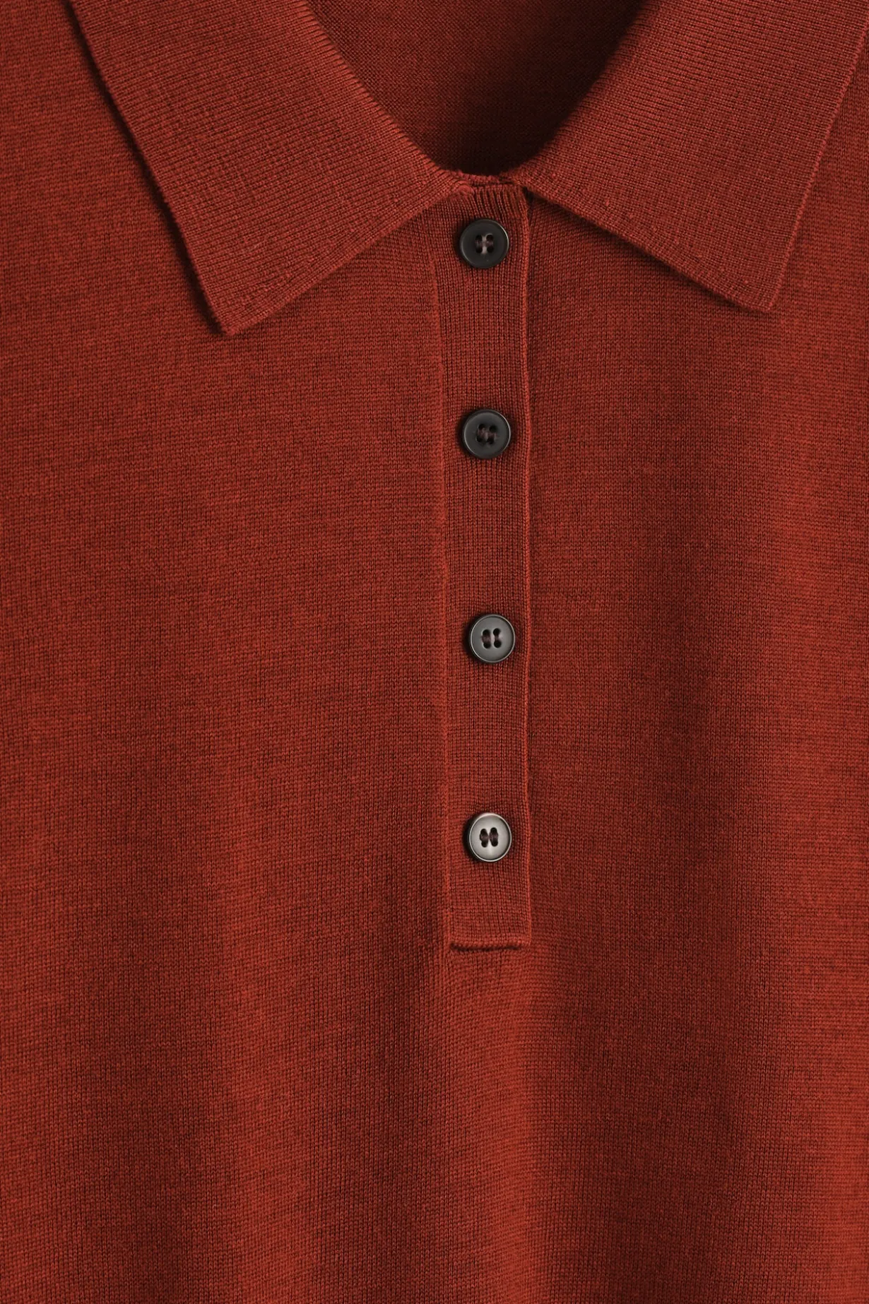 POLOPULLOVER AUS MERINOWOLLE