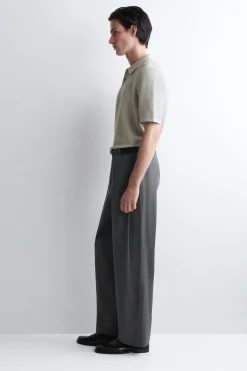 POLOSHIRT AUS BAUMWOLLE IN WAFFELOPTIK