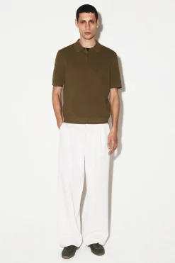 POLOSHIRT AUS BAUMWOLLE IN WAFFELOPTIK