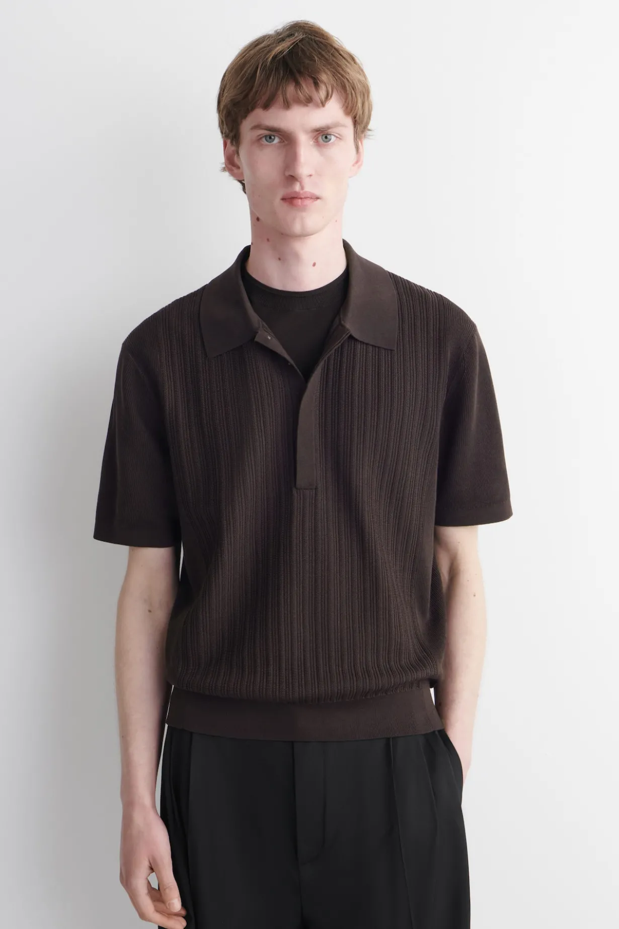 POLOSHIRT AUS BAUMWOLLE MIT EINSÄTZEN