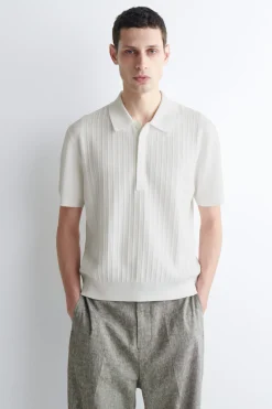 POLOSHIRT AUS BAUMWOLLE MIT EINSÄTZEN