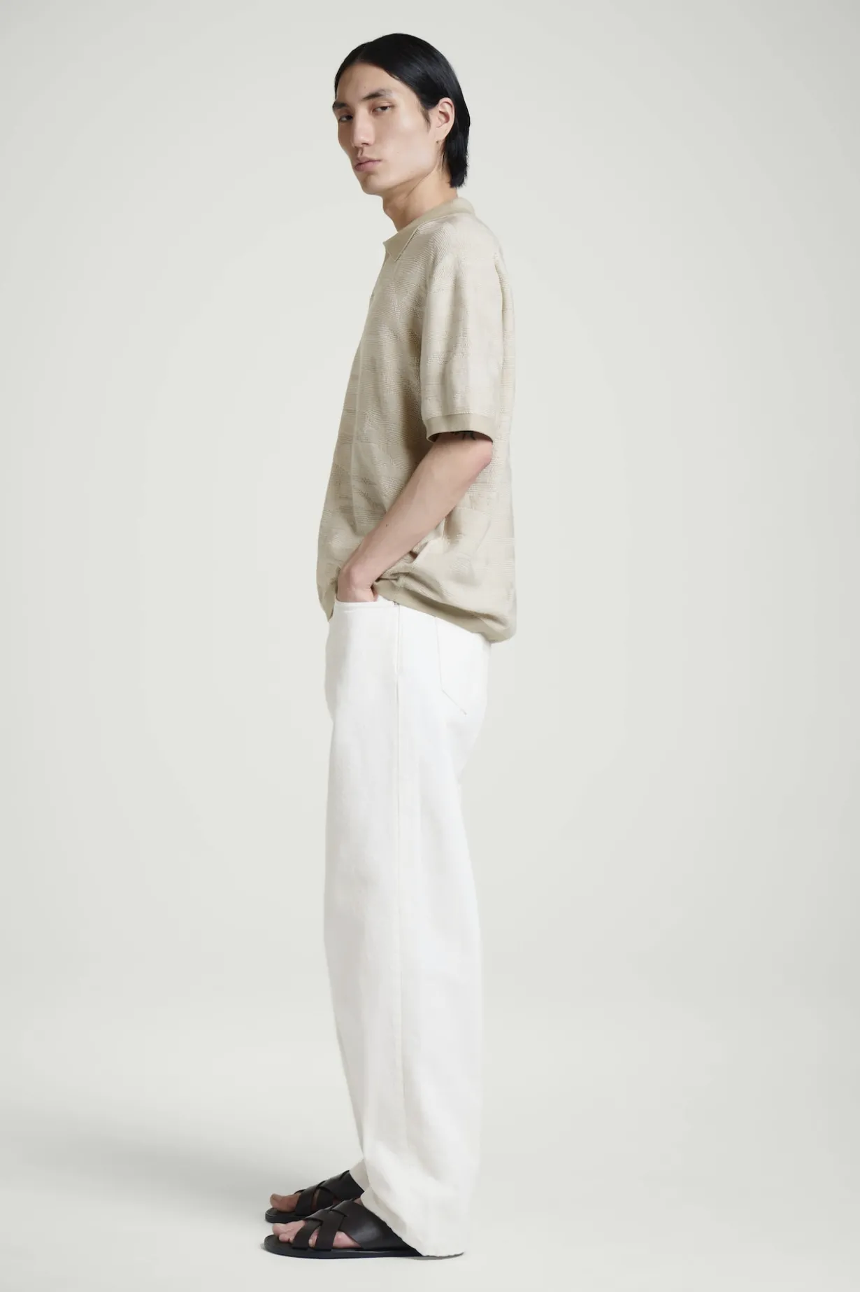 POLOSHIRT AUS BAUMWOLL-JACQUARD