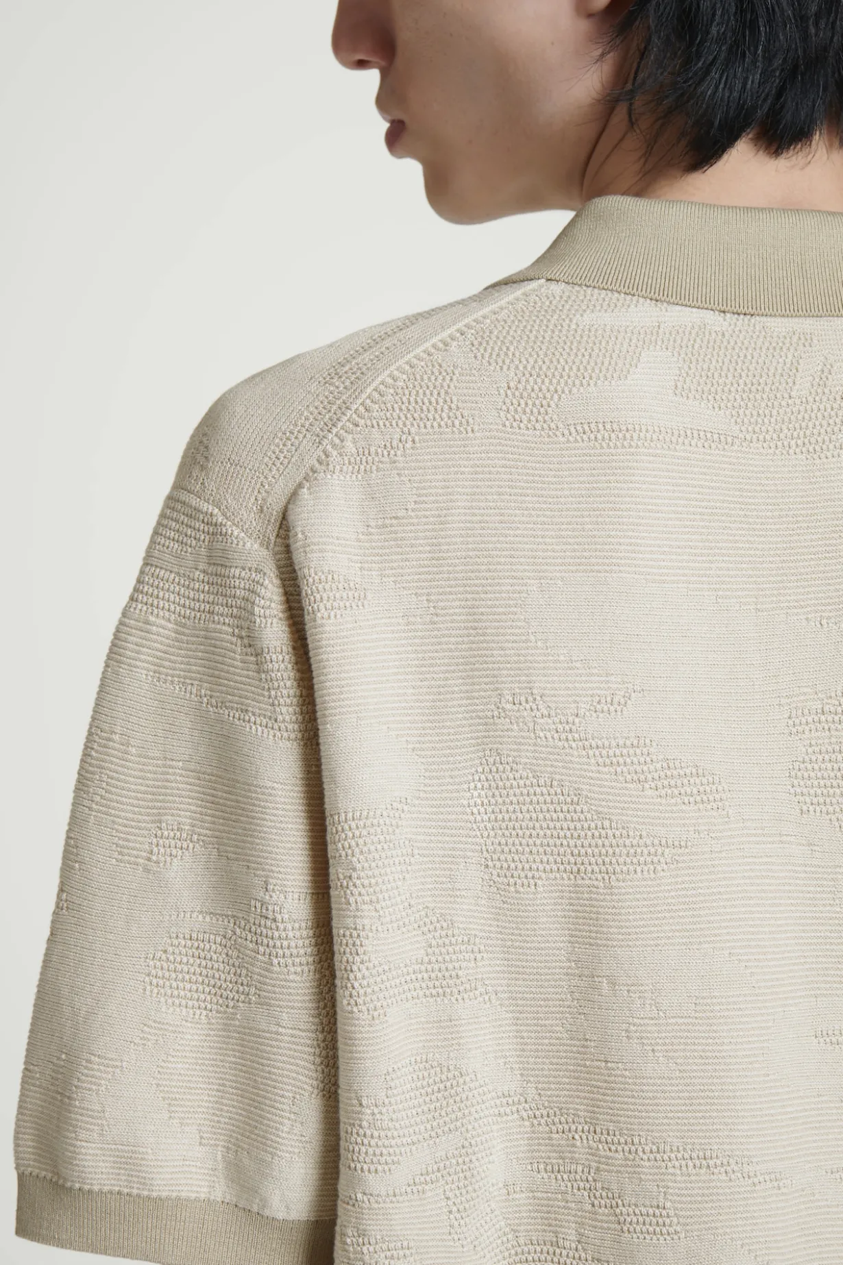 POLOSHIRT AUS BAUMWOLL-JACQUARD