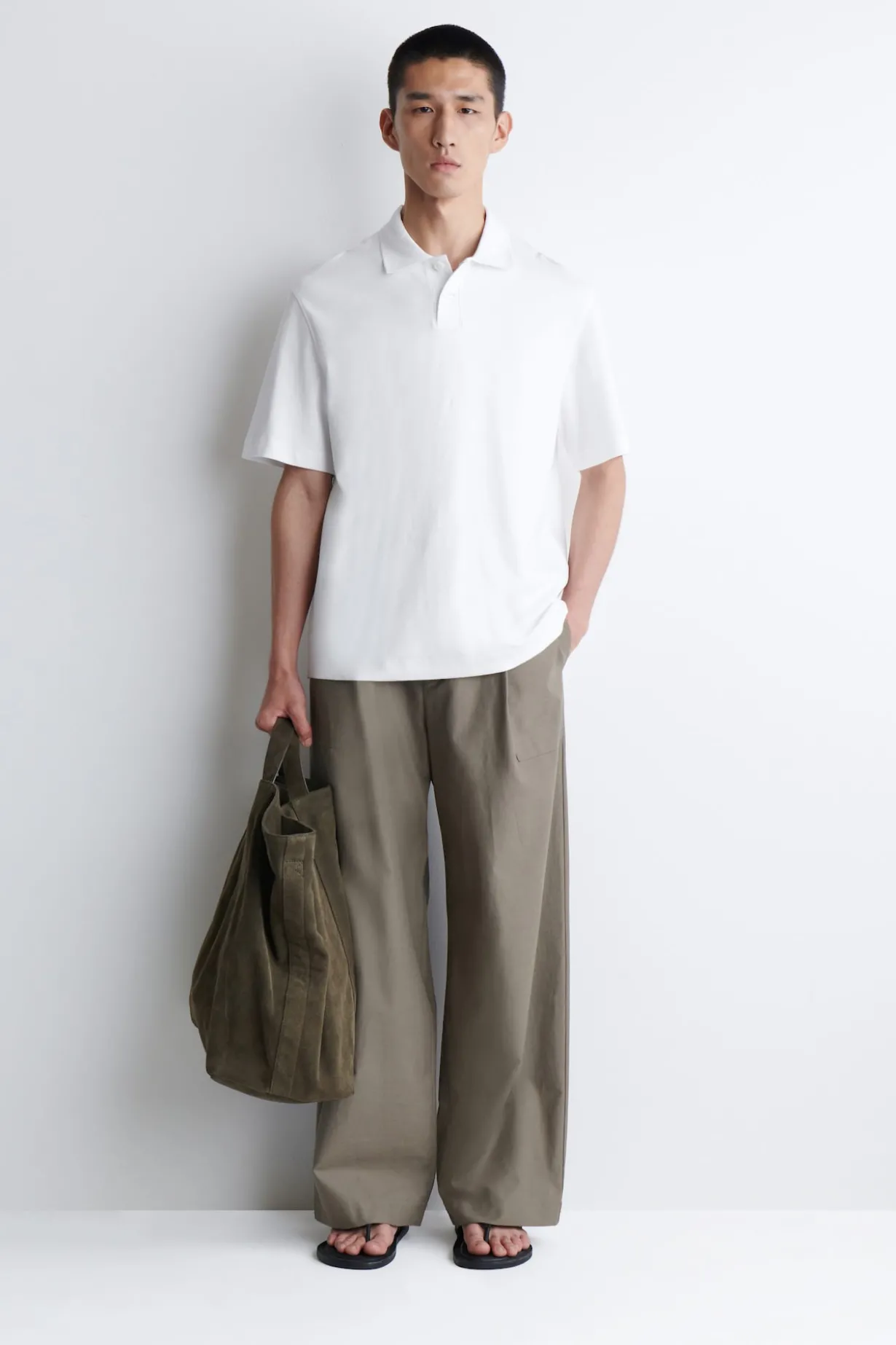 POLOSHIRT AUS INTERLOCK-BAUMWOLLE