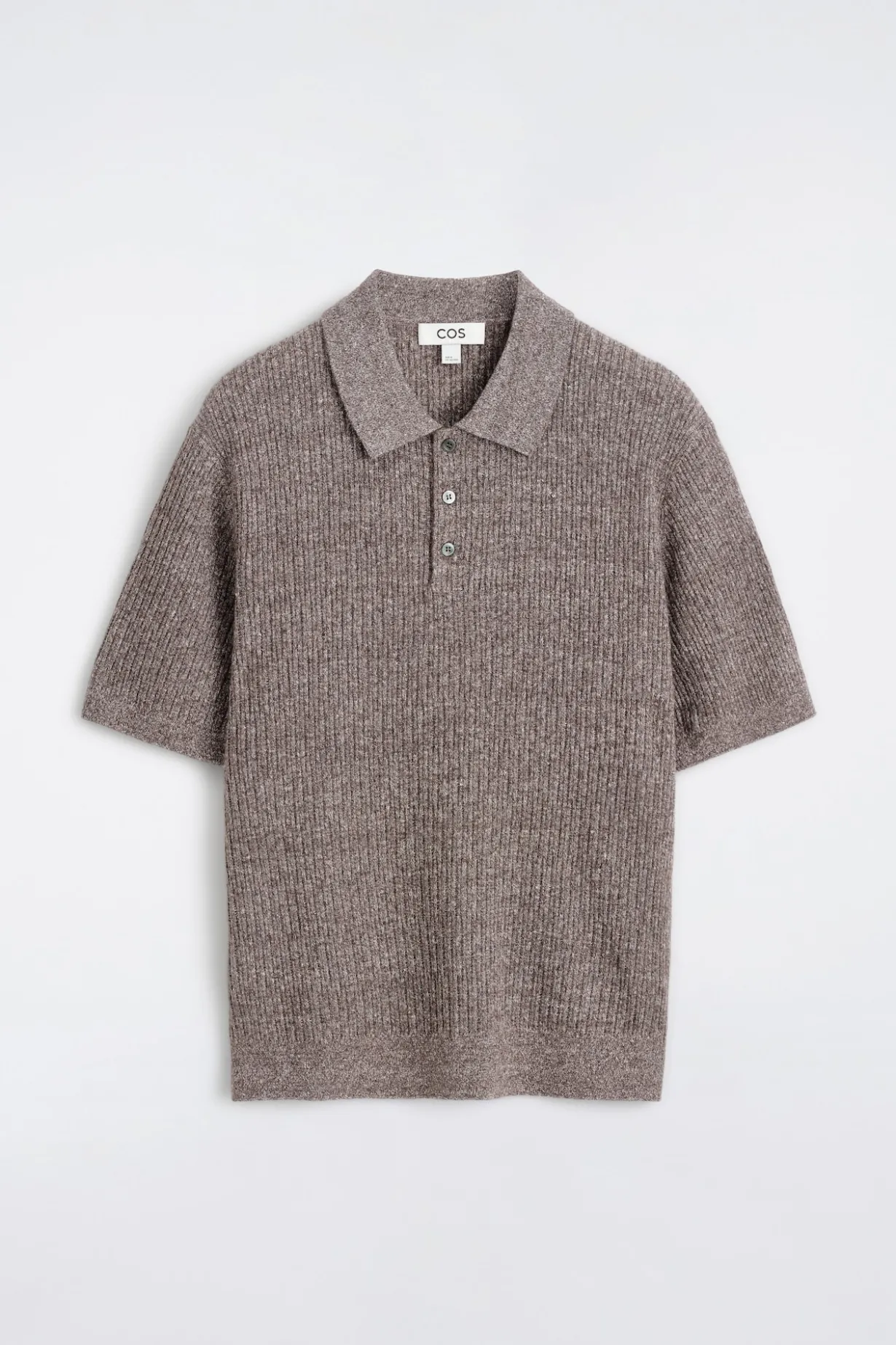 POLOSHIRT AUS KASCHMIR-LEINEN-MIX