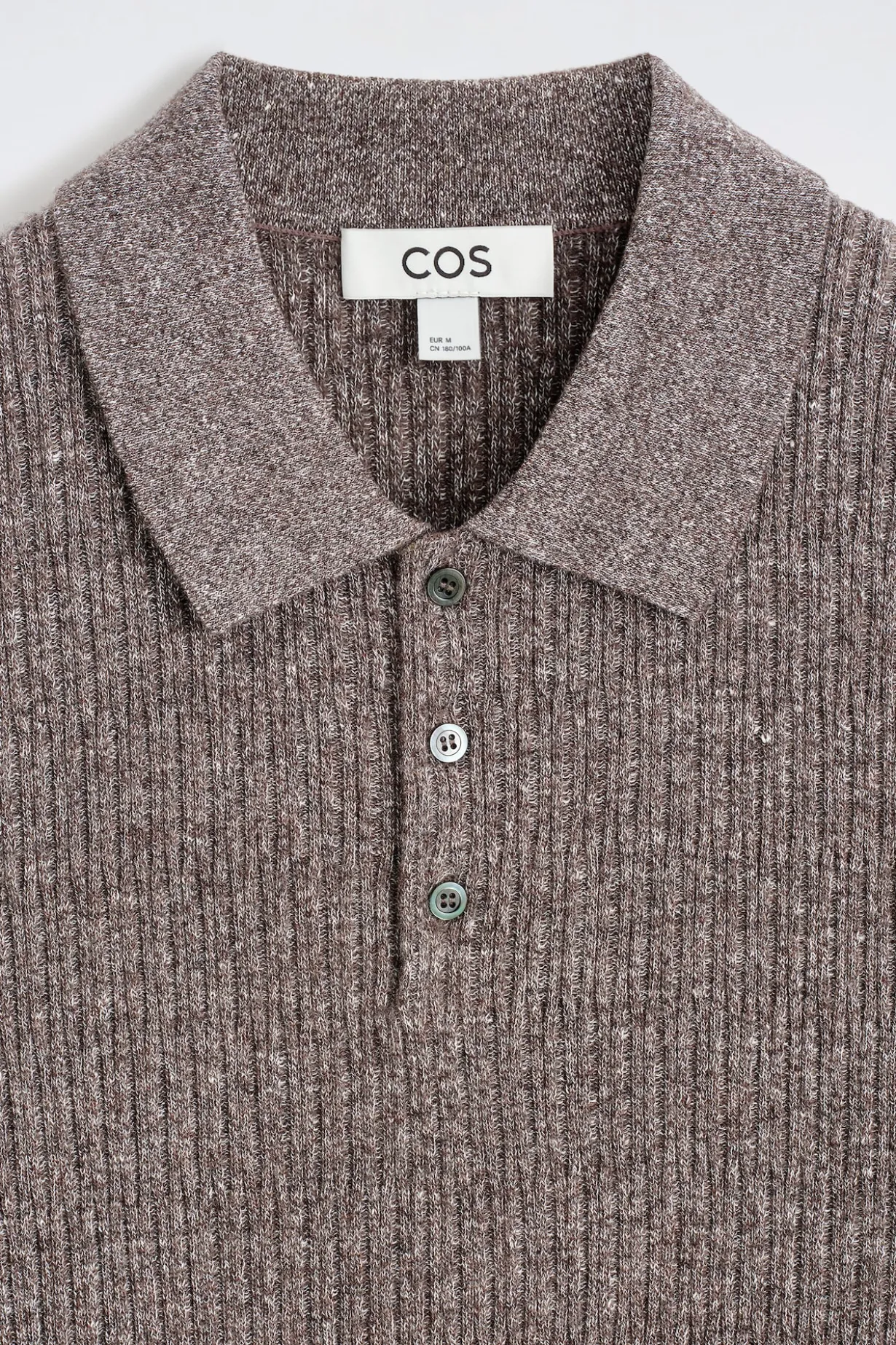POLOSHIRT AUS KASCHMIR-LEINEN-MIX