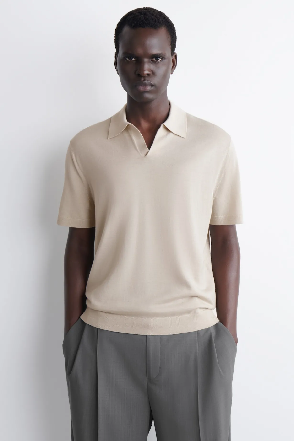 POLOSHIRT AUS MERINOWOLLE