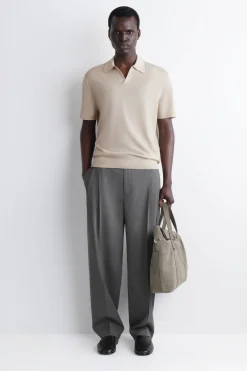 POLOSHIRT AUS MERINOWOLLE
