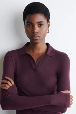 POLOSHIRT AUS MERINOWOLLE