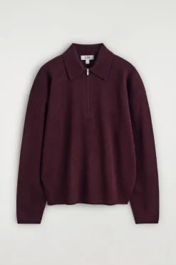POLOSHIRT AUS MERINOWOLL-YAK-MIX
