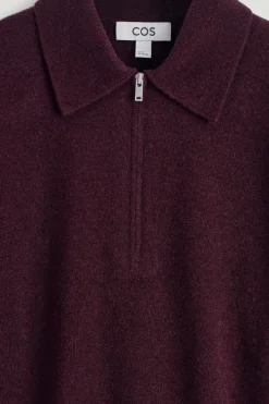 POLOSHIRT AUS MERINOWOLL-YAK-MIX