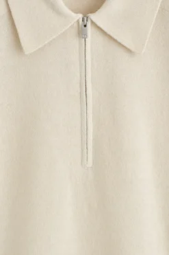 POLOSHIRT AUS MERINOWOLL-YAK-MIX