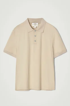 POLOSHIRT AUS MERZERISIERTER BAUMWOLLE