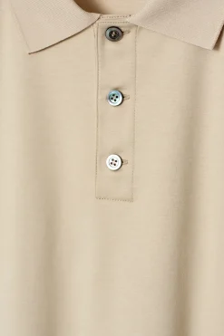 POLOSHIRT AUS MERZERISIERTER BAUMWOLLE