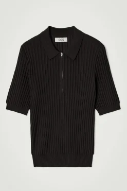 POLOSHIRT AUS SEIDEN-BAUMWOLL-MIX