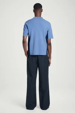 POLOSHIRT MIT REISSVERSCHLUSS UND MESH-EINSATZ