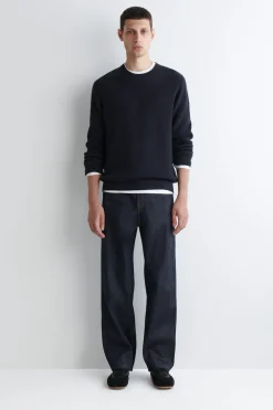 PULLOVER AUS BAUMWOLLE MIT RUNDHALSAUSSCHNITT