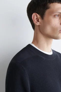 PULLOVER AUS BAUMWOLLE MIT RUNDHALSAUSSCHNITT