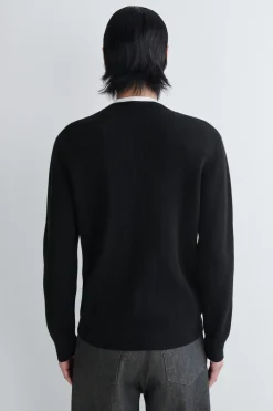 PULLOVER AUS BAUMWOLLE MIT RUNDHALSAUSSCHNITT