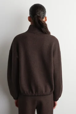 PULLOVER AUS GEKOCHTER MERINOWOLLE