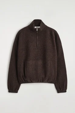 PULLOVER AUS GEKOCHTER MERINOWOLLE
