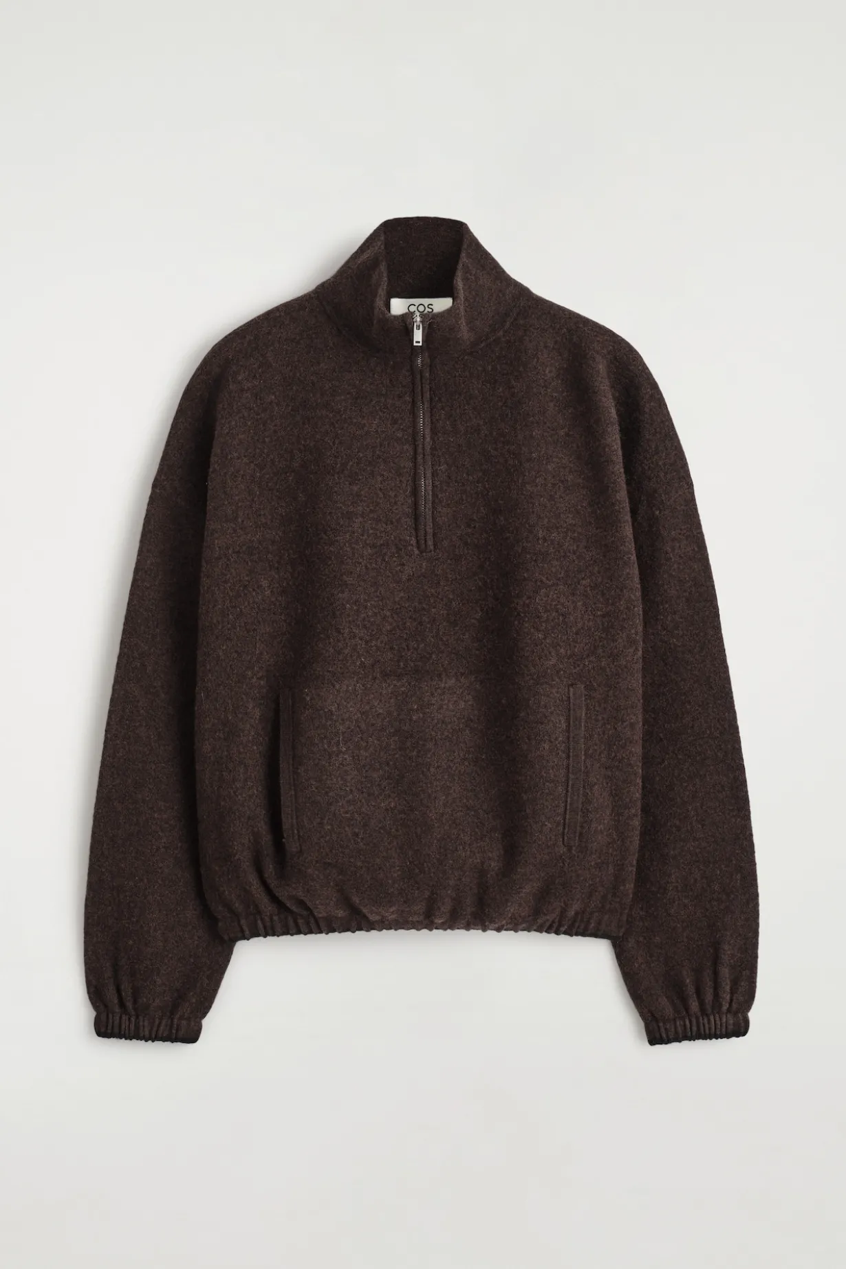 PULLOVER AUS GEKOCHTER MERINOWOLLE