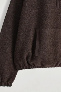 PULLOVER AUS GEKOCHTER MERINOWOLLE