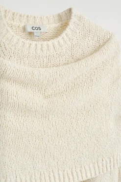 PULLOVER AUS MERINO-KASCHMIR-MIX MIT SCHAL