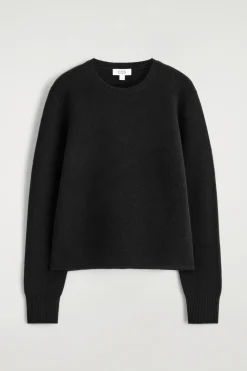 PULLOVER AUS MERINOWOLLE MIT RUNDHALSAUSSCHNITT