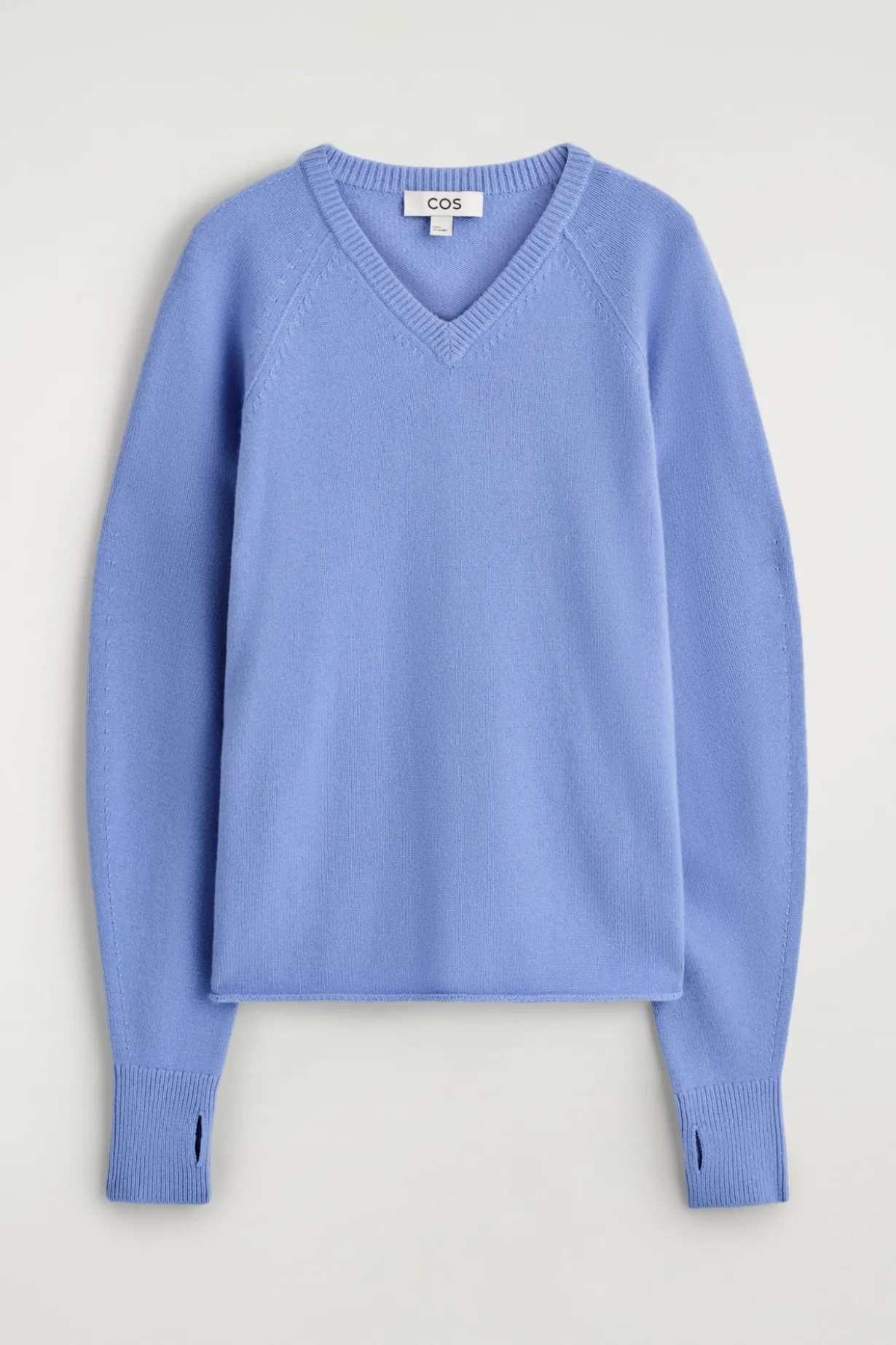 PULLOVER AUS MERINOWOLLE MIT V-AUSSCHNITT