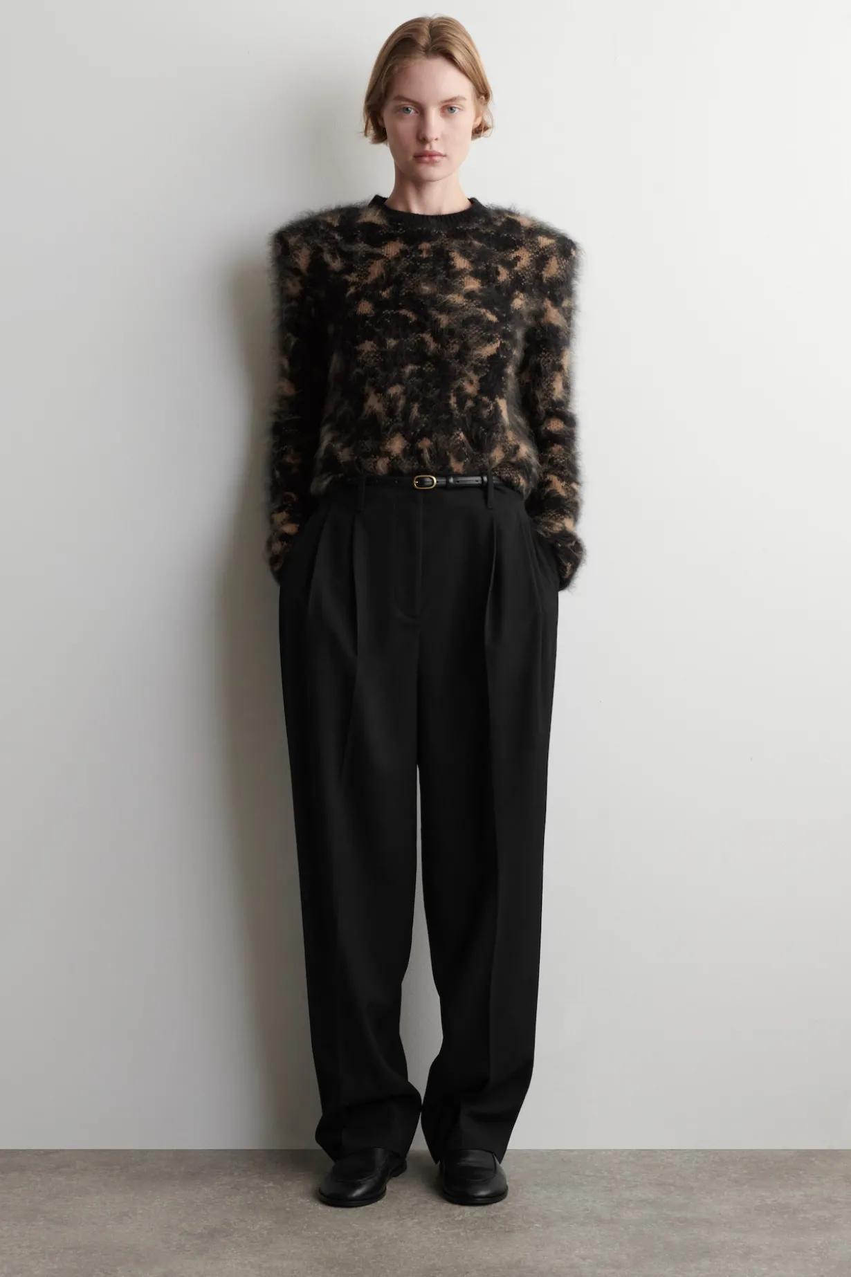 PULLOVER AUS MERINOWOLLE MIT JACQUARD-MOTIV