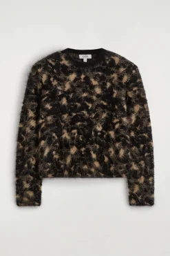 PULLOVER AUS MERINOWOLLE MIT JACQUARD-MOTIV