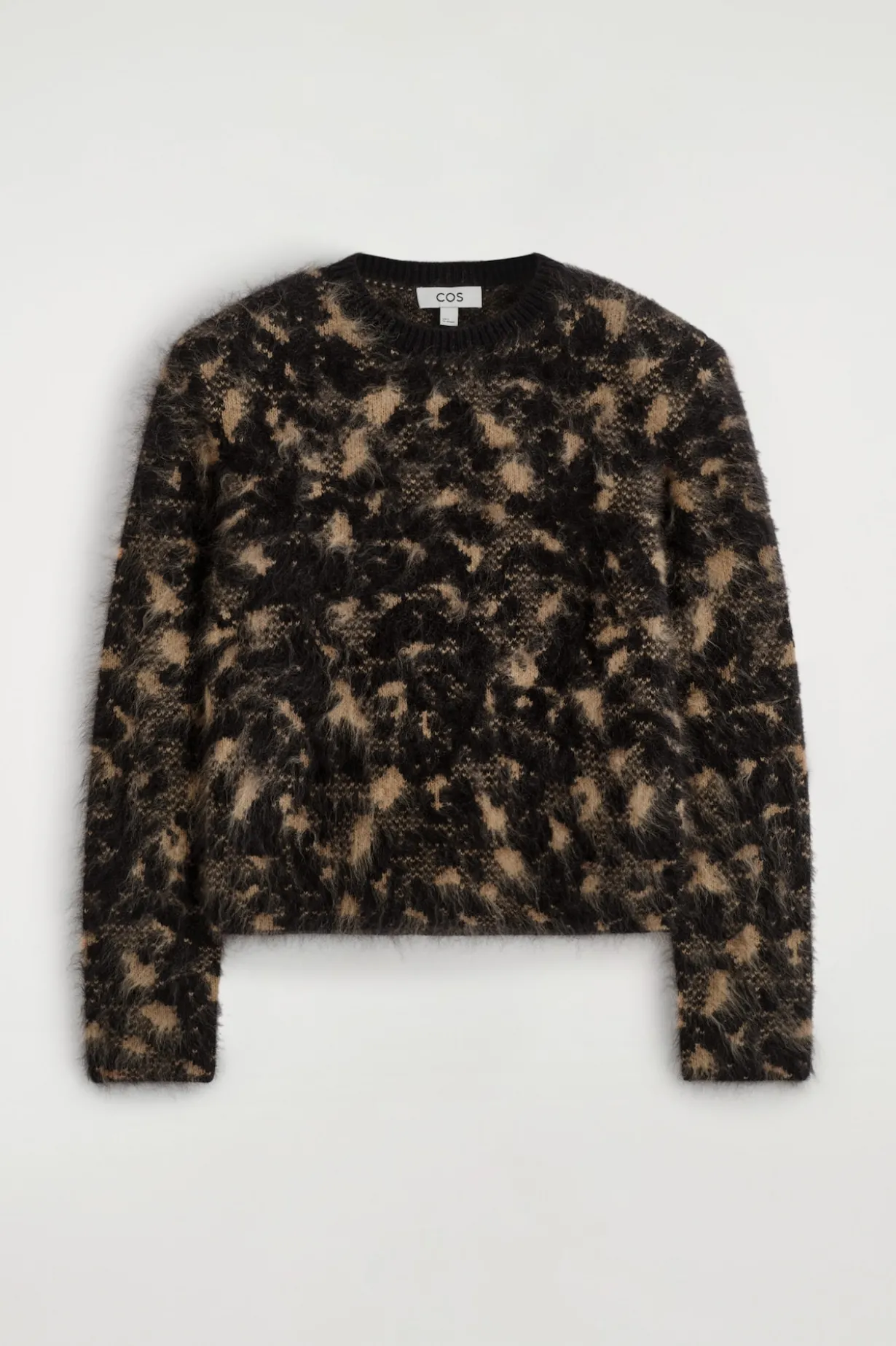 PULLOVER AUS MERINOWOLLE MIT JACQUARD-MOTIV
