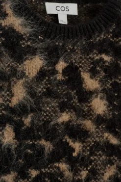 PULLOVER AUS MERINOWOLLE MIT JACQUARD-MOTIV