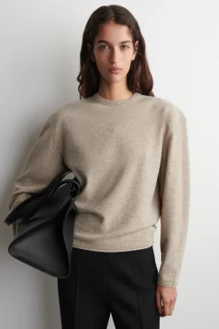 PULLOVER AUS MERINOWOLLE MIT RUNDHALSAUSSCHNITT