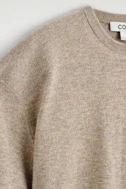 PULLOVER AUS MERINOWOLLE MIT RUNDHALSAUSSCHNITT