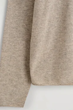 PULLOVER AUS MERINOWOLLE MIT RUNDHALSAUSSCHNITT