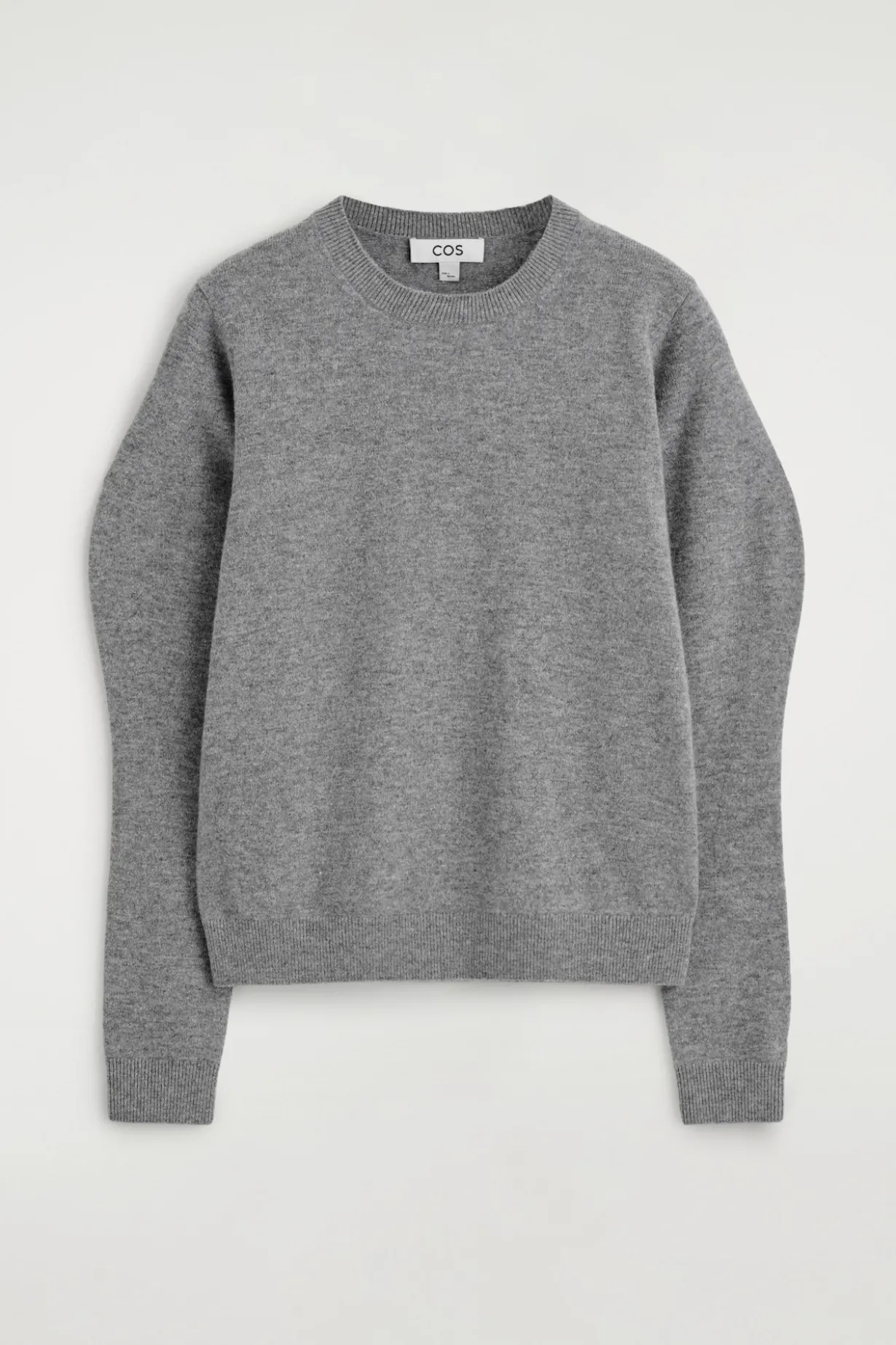 PULLOVER AUS MERINOWOLLE MIT BALLONÄRMELN