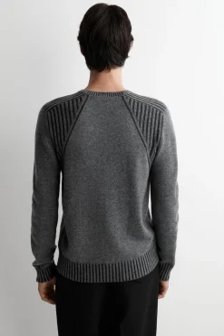 PULLOVER AUS MERINOWOLL-KASCHMIR-MIX