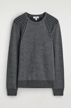 PULLOVER AUS MERINOWOLL-KASCHMIR-MIX