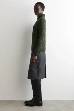 PULLOVER AUS MOHAIR MIT POINTELLE-MUSTER