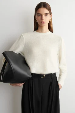 PULLOVER AUS MOHAIR-MIX MIT ZICKZACKMUSTER