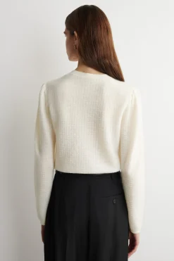PULLOVER AUS MOHAIR-MIX MIT ZICKZACKMUSTER