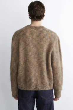 PULLOVER AUS MOHAIR-MIX MIT RUNDHALSAUSSCHNITT