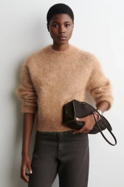 PULLOVER AUS MOHAIR-WOLL-MIX