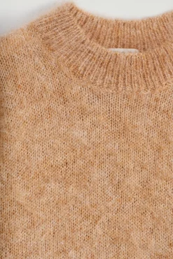 PULLOVER AUS MOHAIR-WOLL-MIX