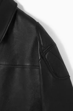 RACER-JACKE AUS LEDER