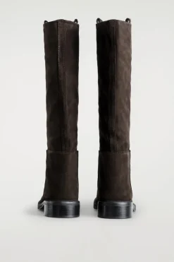 REITSTIEFEL AUS VELOURSLEDER
