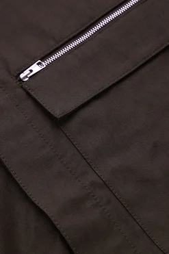 RELAXEDFIT ZIPUP SHIRT