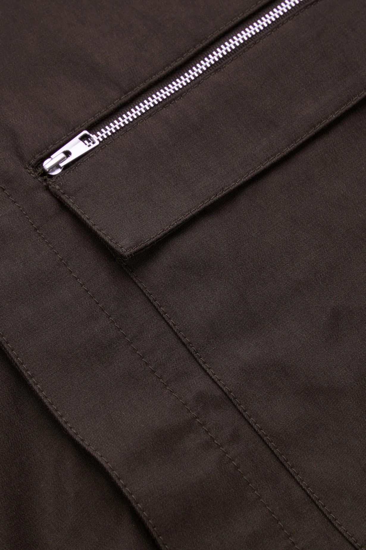 RELAXEDFIT ZIPUP SHIRT